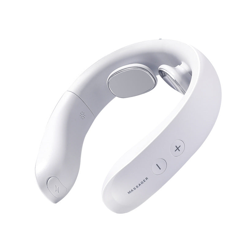 White neck massager on a white background