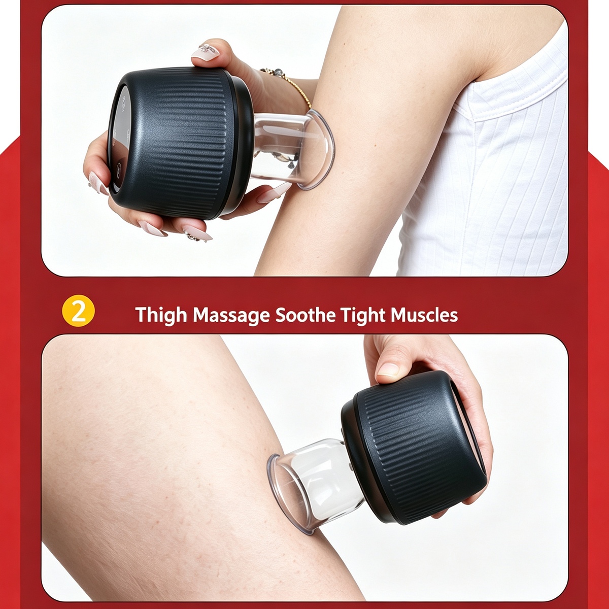 Smart gua sha and cupping device