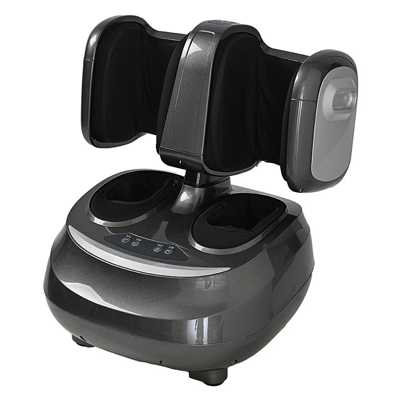 Black and gray foot massager on a white background
