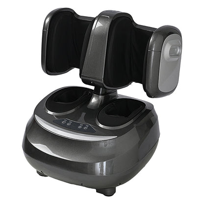 Black and gray foot massager on a white background