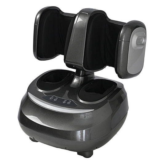 Black and gray foot massager on a white background