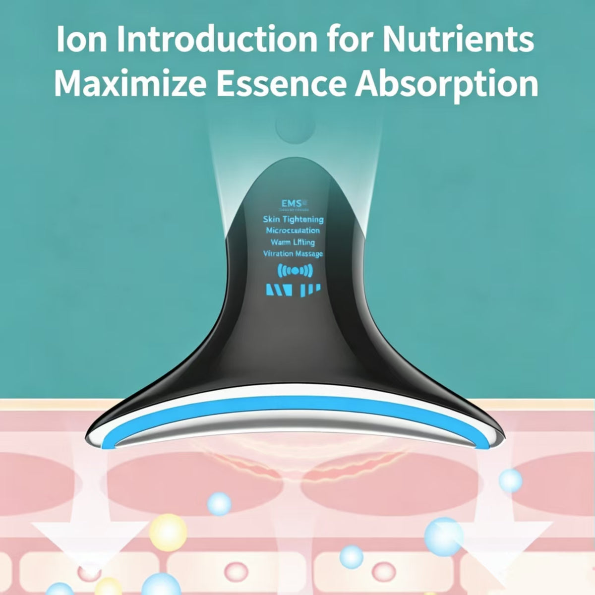 Cross-Border New Model Recommended Neck Massager Home Beauty Instrument to Reduce Neck Lines and Remove Fine Lines, Neck Massage and Beauty Instrument