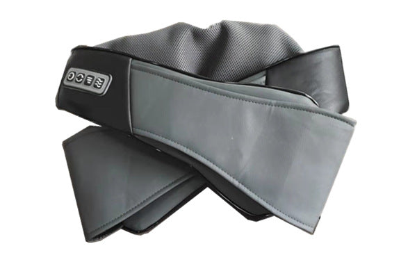 Gray waist trainer with a brand logo on a white background