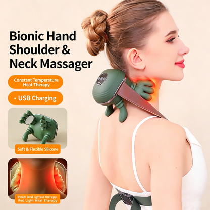 Automatic hand-like neck and shoulder massager for gift