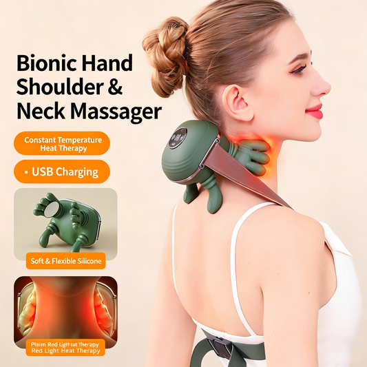 Automatic hand-like neck and shoulder massager for gift