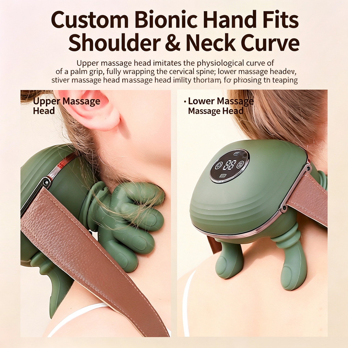 Automatic hand-like neck and shoulder massager for gift